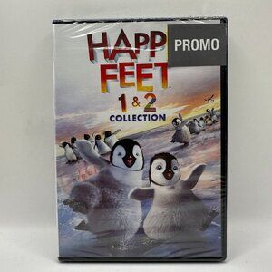 Happy Feet 1 & 2 Collection DVD Set Rated PG Widescreen Warner Bros. Pictures